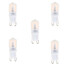 5 Pcs Dimmable 110v Smd 4w Light G9 Cool White - 1