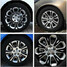 Regal Buick Sticker HUB Modified Car Wheel Carbon Fiber Rim - 1