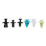 Plastic Push Kit Automotive Car Pin Rivet Trim Clip Assortment - 5