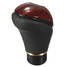 Gear Shift Lever Motor Knob Shifter Manual Gear PU Leather Car - 4