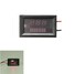 Digital Display Voltmeter Rectangle DC Car Boat Meter For Motorcycle - 1