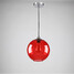Glass Pendant Light Red Modern Design Bubble - 2
