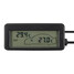 Blue Backlight Display Indoor LCD Digital Black Car Thermometer - 3