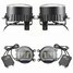 LED Car DRL Fog Lights Angel Eye Halo Ring SUV Truck - 4