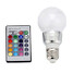 E27/e14 Led Remote Control Rgb Color Changing Bulb - 3