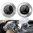 Clock 1inch Motorcycle Handlebar 8inch Thermometer - 1