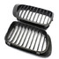 Black Chrome Kidney Front E46 3 Series Grille Grill for BMW - 4