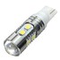 Side Wedge Light Bulb 10 LED Xenon White T10 2323 SMD - 4