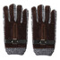Winter Warm Thicken Windproof Thermal Gloves Men's Driving Leather Mittens - 1