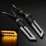 Turn Signal Indicators Hollow Amber Light Strip LED Motorcycle 15 SMD - 1