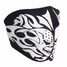 Scary Skateboard Skull Sports Half Face Mask Reversible Motorcycle Biker - 6