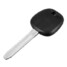 Transponder Toyota Black Chip Car Key Case 4D Uncut Ignition Replacement - 3
