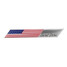 Fender Emblem Badge USA Small United States Flag Sticker Trunk Decals Aluminum - 2