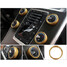 V40 S80 knob Stereo Ring Decorative Alu 1pcs Covers XC60 Volvo S60 V60 Car S60L - 8