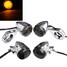 41MM Front Smoke Rear Motorcycle LED Indicator Turn Light - 1