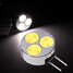 3SMD G4 12V Pure Light Lamp Bulb 3W COB LED Car Warm White - 3