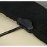Padded Black Electric Car Front Seat Cushion Thermal Universal 12V Heating - 7