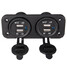 Ports USB Power Charger Adapter Cigarette Lighter Sockets 12V 4 - 2