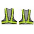 High Visibility 2pcs Black Warning Safety Reflective Vest Gear Yellow - 2
