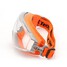 Orange Safety Goggles Racing Sport Anti-Fog Windproof Riding Glasses CK Tech - 4