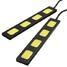 Fog Light White 9cm 4 5 COB Car 6LED 12V 3 DRL Driving Daytime Running Lamp - 5