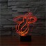 Magic Color-changing Optical 3d Night Light Lamp Usb 100 - 1