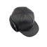 Cap Fleece Leather Winter Warm Flat Hat Driving Men Ear - 4