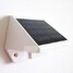Wall Solar Powered White Garden Lamp Waterproof 0.6w 4-led - 1