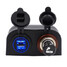4.2A Dual USB Adapter Cigarette Car Charger with Socket Car Cigarette Lighter - 3