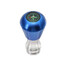 Aluminum Alloy Silver Blue Material Gear Shift Knob Red Universal Color Compass - 1