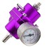 Gas Pressure Regulator Fuel Pressure Regulator Kit Gauge Hose Auto - 4