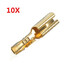 Connector Car Motorcycle 10pcs 2.8mm Terminal Spade 2 Way Female Brass - 1