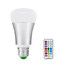 Warm White Rgb 10w 1200lm 900lm 85-265v Kwb Cob E26/e27 Led Globe Bulbs - 1