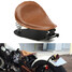 XL883 XL1200 Leather Seat Iron X48 Cover For Harley Sportster Brown Frame - 2