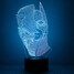 Night Light 100 Led Table Lamp Amazing Shape 3d Double - 4