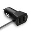 Audio FM Transmitter Wireless Dual USB Car Charger - 5