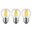 E26/e27 Led Filament Bulbs 220v-240v 3pcs Warm White G45 Cob Kwb 6w - 1
