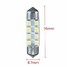 C5W Interior Lamp SMD White 36MM Festoon Dome Light Door Bulbs DC12V LED - 3