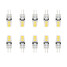 G4 Led Bi-pin Light 2w Smd 100 10 Pcs Warm White Waterproof - 1