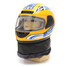Motorcycle Full Face Helmet With Scarf Vintage Shield Casque Electric Scooter - 2