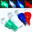 Instrument Lights Green 1W 10Pcs T10 Lamp DC 12V Car Auto Fog 25LM Bulb Motorcycle Steel Ring - 4