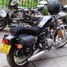 Black Motorcycle Saddlebags Strap Tool Bag Pair Double Buckle - 2