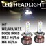 50W H7 H8 H4 H13 80W Beam Headlight Kit 9005 9006 6000K LED - 5