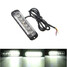 Flashing Car Strobe Light Emergency Lamp Lighting Warning Amber White 18W LED - 11