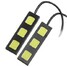 Fog Light White 9cm 4 5 COB Car 6LED 12V 3 DRL Driving Daytime Running Lamp - 6