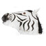 Animal Festival Funny Head Mask Halloween Costume Latex Cosplay Zebra - 8