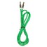 Stereo Computer Phone MP3 Metal Wire Cable AUX Audio Auxiliary Nylon 3.5mm Male to Male - 6