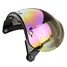 Lens Color Shield Visor Rainbow Bubble Helmet - 5