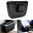 Auto Car Garbage Vehicle Container Trash Black Mini Storage Box - 1