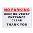 Clear Park Sign Keep Parking Car Warning Sticker - 1